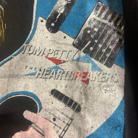 1983 TOM PETTY & THE HEARTBREAKERS double sided raglan 3/4 sleeve tee shirt L - Picture 4 of 8
